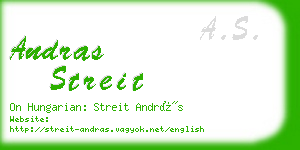 andras streit business card